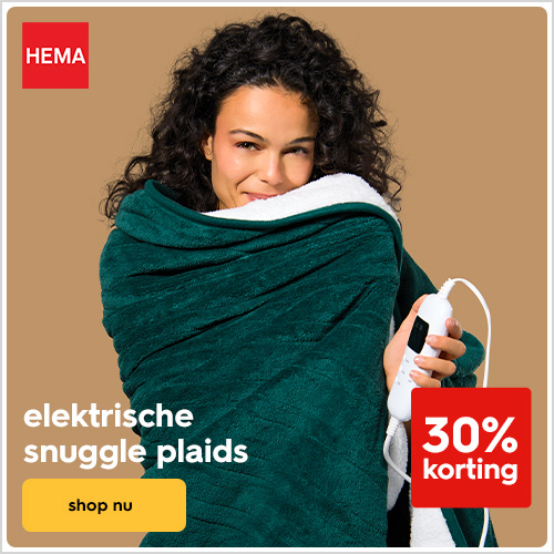 -30% op elektrische snuggle plaids